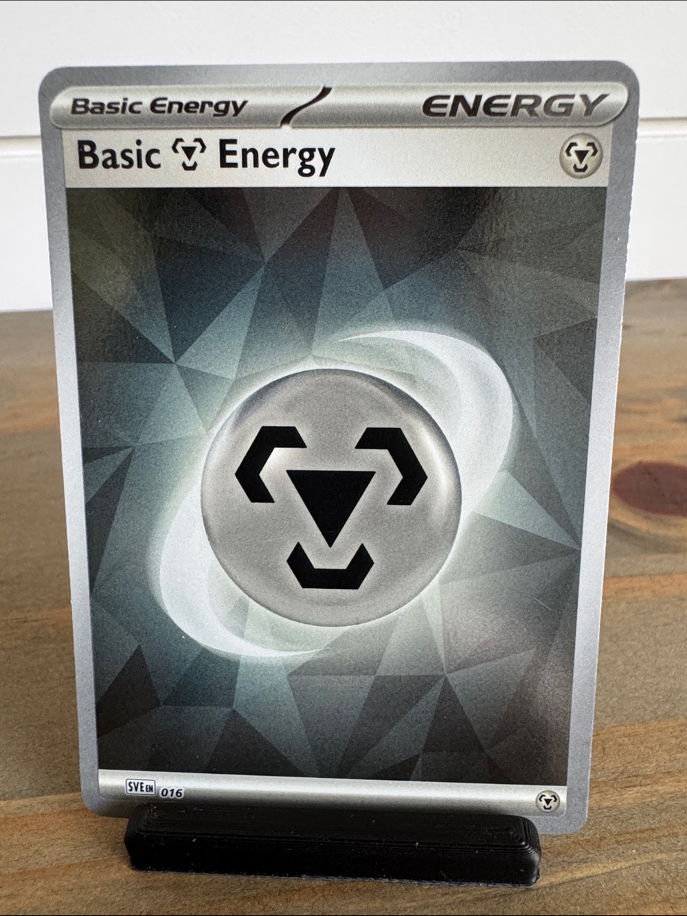Pokémon | Scarlet & Violet SVE #016: Basic Metal Energy (Holo) - Trading Card